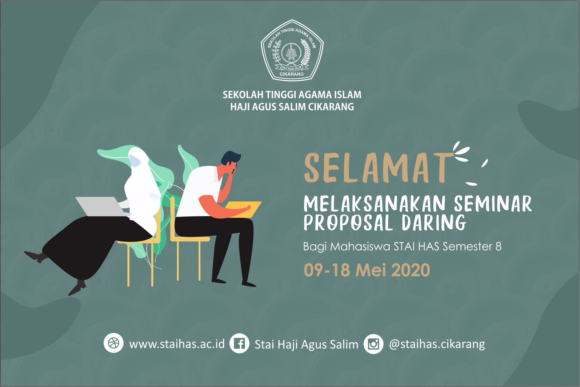 STAI HAS Terapkan Seminar Proposal Daring di Tengah Pandemi Covid-19