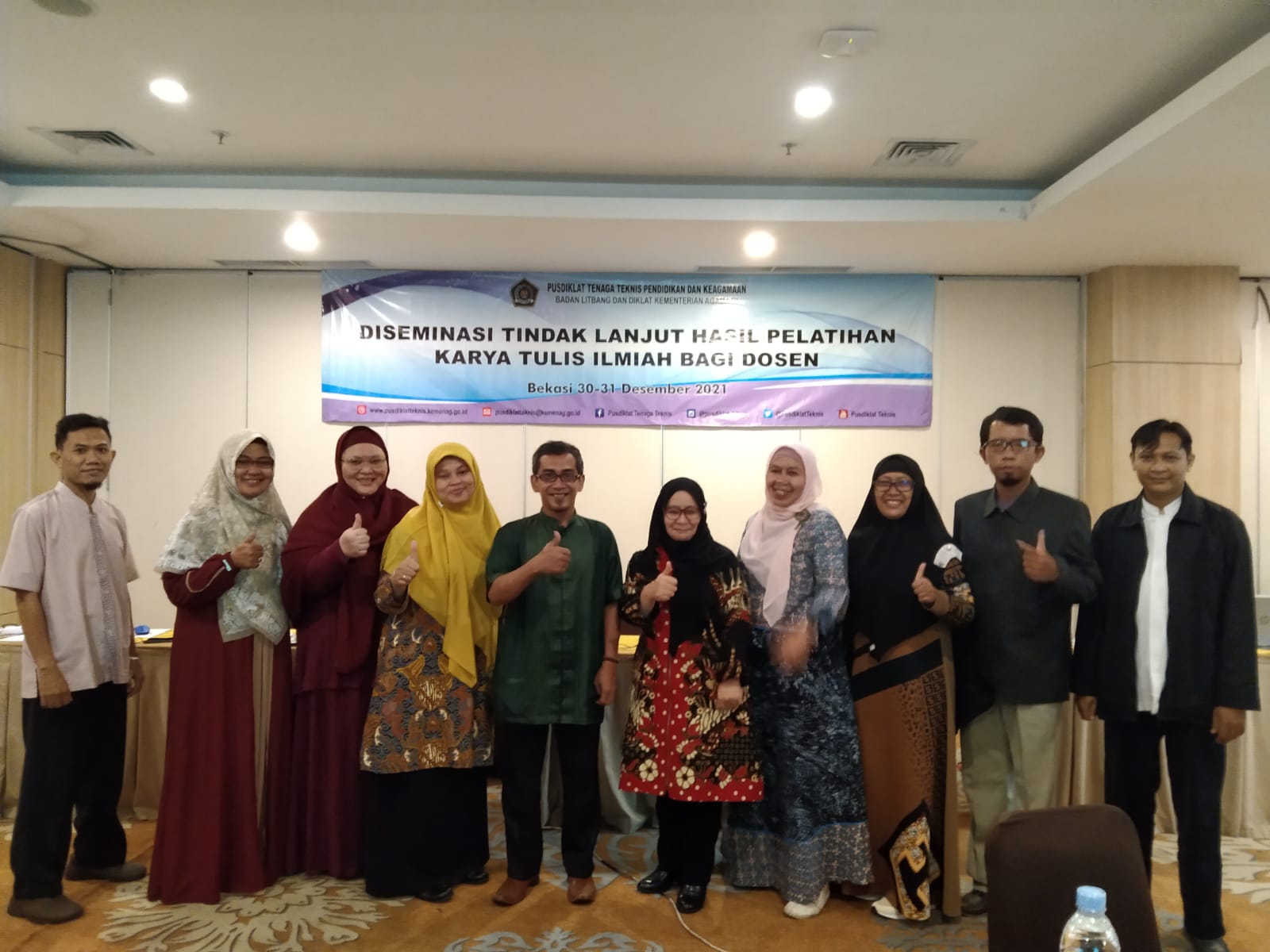 Dosen STAI HAS Ikuti Pusdiklat Tenanga Teknis Pendidikan dan Keagamaan yang Diselenggaran Oleh Badan Litbang dan Diklat Kementerian Agama
