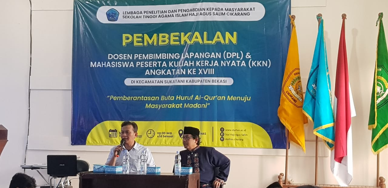 Pembekalan Dosen Pembimbing Lapangan (DPL) dan Mahasiswa Peserta Kuliah Kerja Nyata (KKN) Angkatan ke XVIII di Kecamatan Sukatani