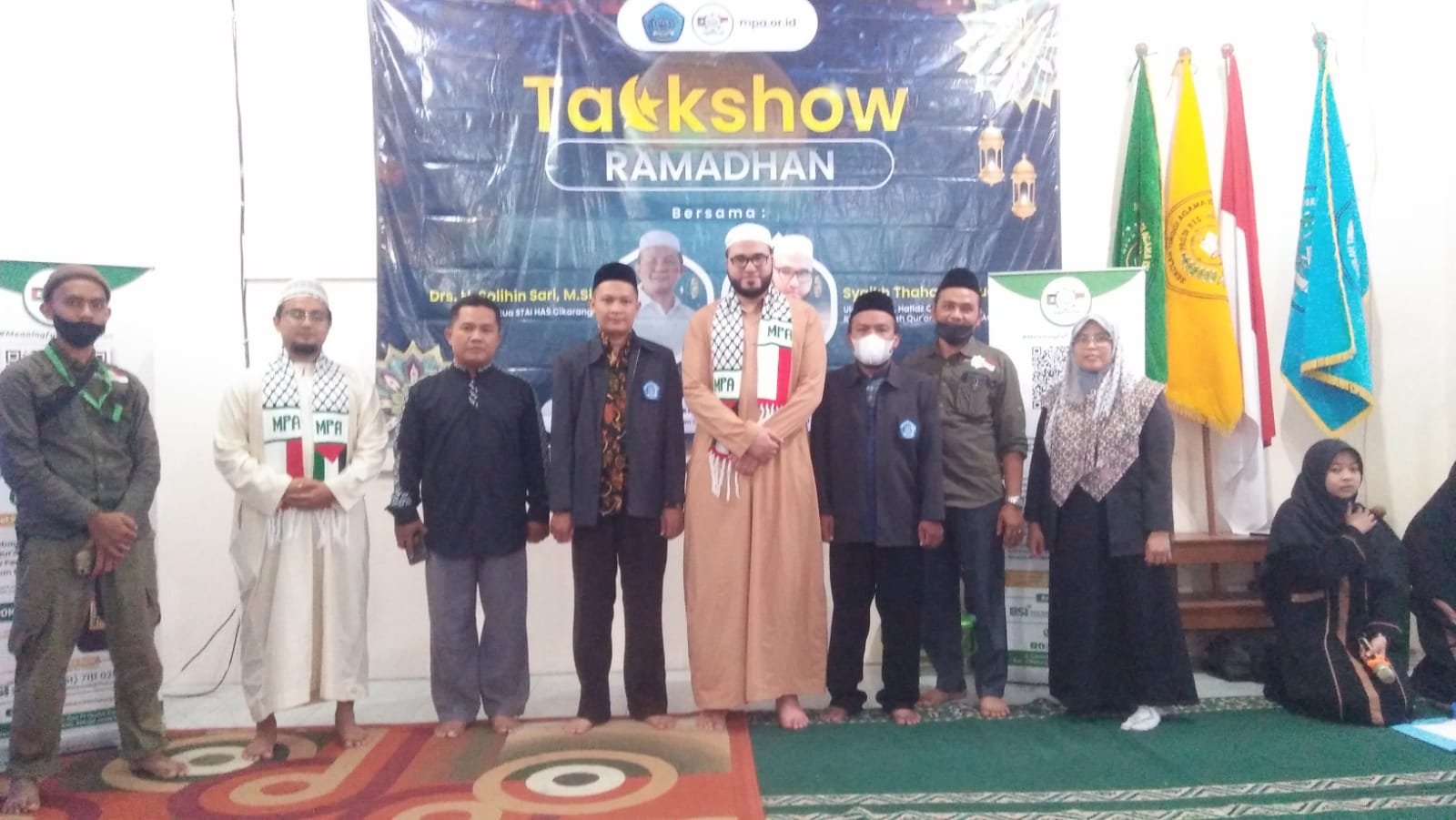 STAI HAS Adakan Talkshow Ramadhan Bersama Syaikh Thoha Assu’ud Ulama Gaza Palestina