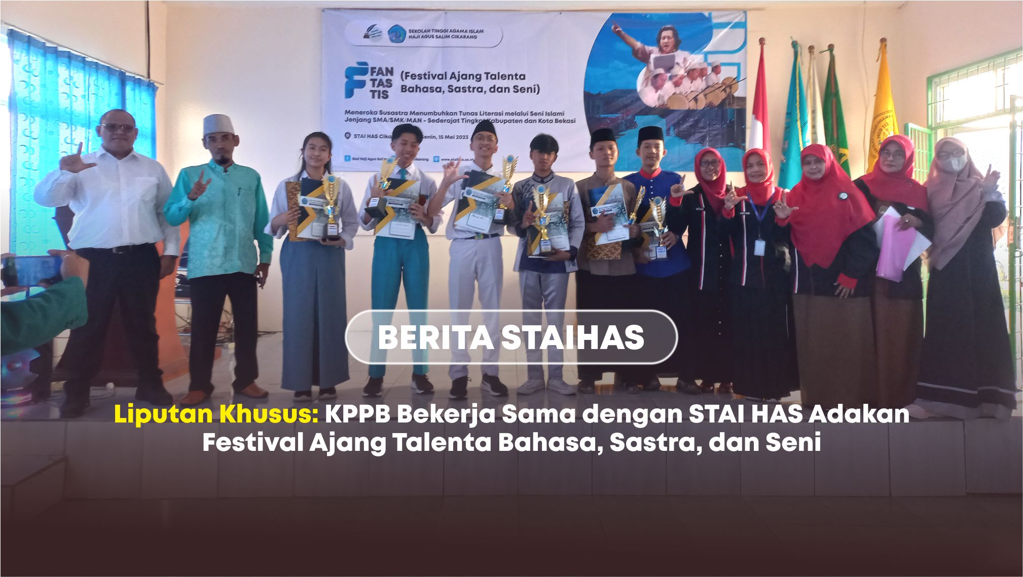 Liputan Khusus: KPPBR Bekerja Sama dengan STAI HAS Adakan Festival Ajang Talenta Bahasa, Sastra, dan Seni