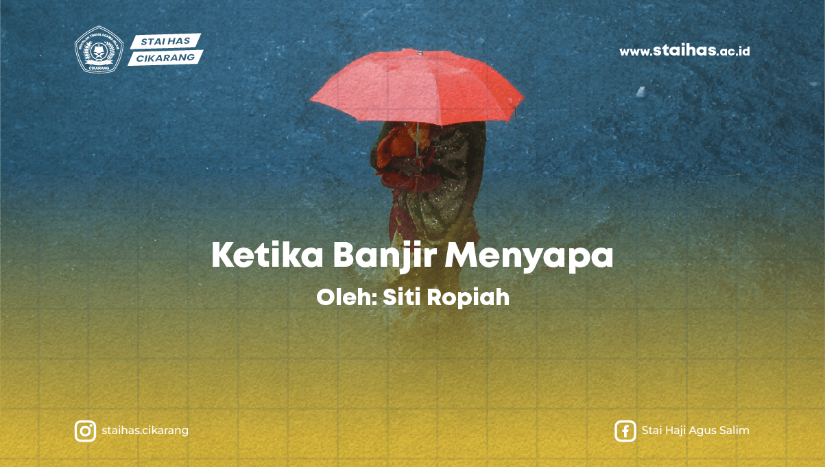 Puisi: Ketika Banjir Menyapa - Oleh Siti Ropiah