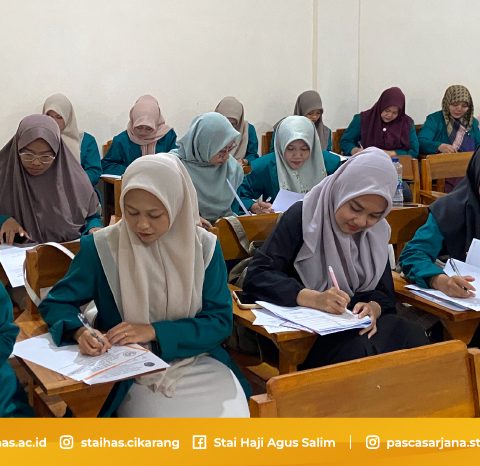 PELAKSANAA UJIAN TENGAH SEMESTER GANJIL PRODI PAI SEKOLAH TINGGI HAJI AGUS SALIM CIKARANG